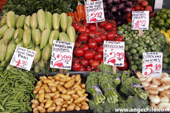 Verduras en venta