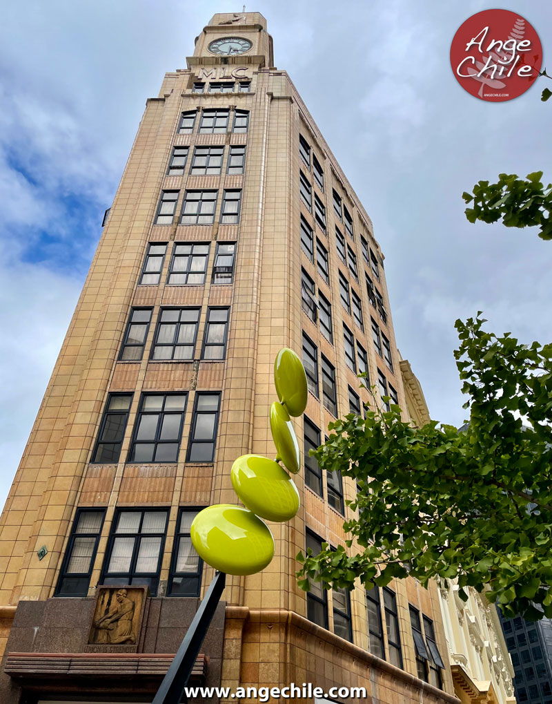 El edificio MLC building en Lambton Quay en Wellington, Nueva Zelanda - Ange Chile de Viaje.