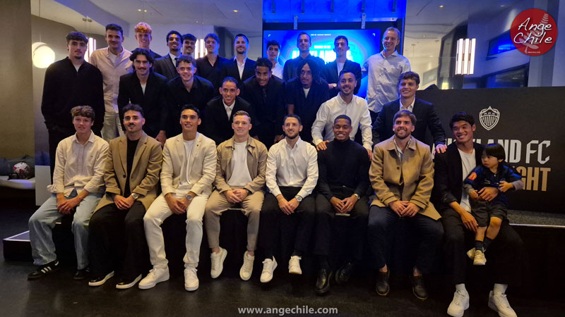 Los jugadores de Auckland FC en su noche de premiación - Auckland FC Awards Night - Ange Chile